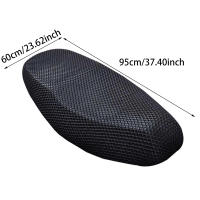 Cubierta De Asiento De Motocicleta 3D Transpirable Con Malla Protección Aislante De Calor Antideslizante Solar Absorción De Choques Cojín De Aire Para Motocicleta - details 1