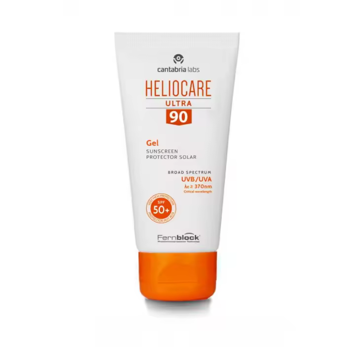 Heliocare Ultra Gel 90 SPF50+ Protector Solar Facial Alta Protección para Pieles Sensibles - 1