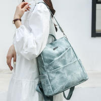 Mochila para mujer, nuevo estilo, moderna, versátil, antirrobo, de PU, de gran capacidad, de alta gama - details 13