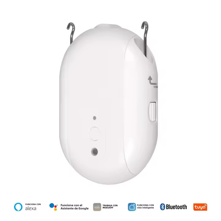 Robot De Cortina Eléctrica Inteligente MOES Tuya Con Sensor De Luz Y Control Remoto Por App Compatible Con Alexa Y Google Home - 1