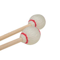 2pcs Láminas De Marimba Accesorios De Percusión Con Mango De Madera De Maple Para Xilofono Glockenspiel Campanas Partes De Instrumentos Musicales Blanco/Marrón - details 9