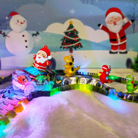 Juguetes De Dinosaurio Crear Un Mundo De Dinosaurio Carreras De Carretera Flexible Con Coche De Santa Claus Para Niños Y Niñas De 3 a 6 Años Regalo - details 4