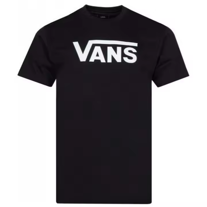 Camiseta de Manga Corta Vans Classic para hombre en color negro - 1