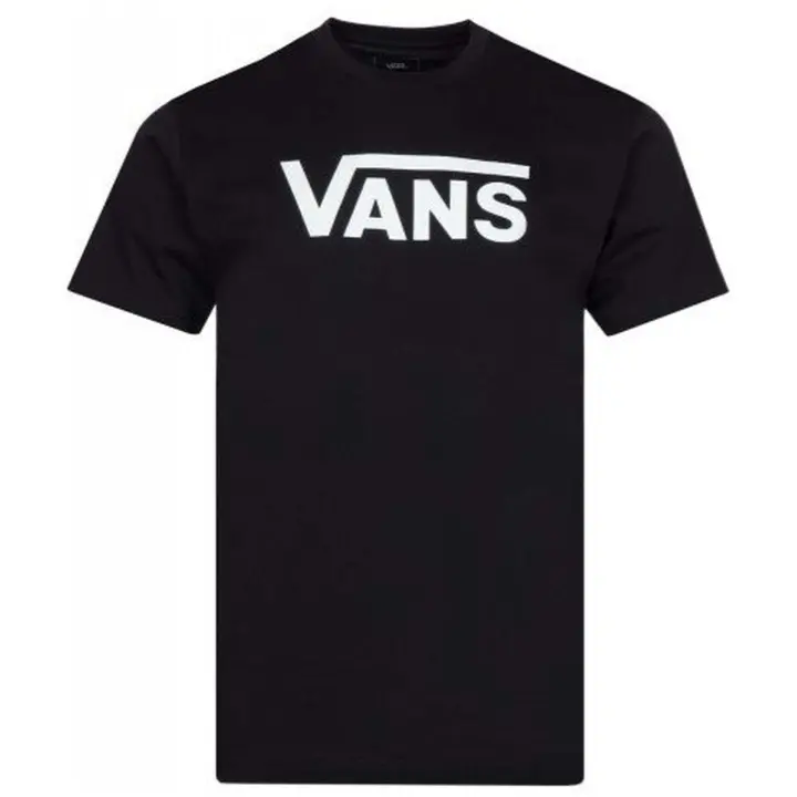 Camiseta de Manga Corta Vans Classic para hombre en color negro - 1