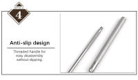Herramienta De Limpieza Para Tanque De Peces Con Cuchillo Para Eliminar Algas Sin Daño a La Interfaz Interior Fácil Desmontaje - details 5