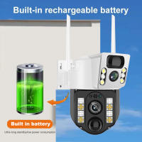 Cámara Solar 4G Con Doble Lente Y Visión Nocturna HD 8MP IP CCTV Vigilancia PTZ Detección De Humano Alarma Impermeable - details 8