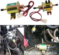 Bomba de combustible en línea de baja presión 12 V 4-7 PSI para motor de gasolina o diesel HEP-02A Carburador de motorteta ATV camiones Barcos B - details 3