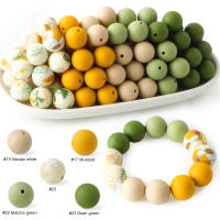Kit De 20 Piezas De Bolas De Silicona Redondas De 15MM Para Fabricación De Joyería DIY Correas De Llavero Pulseras Collares Accesorios - details 9
