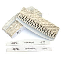 Lote De 10 Piezas Archos De Uñas De Madera Profesionales Bufet De Uñas 100/180 Grau Gel Polishing Bloque De Madera Para Manicura Y Peluquería - details 0