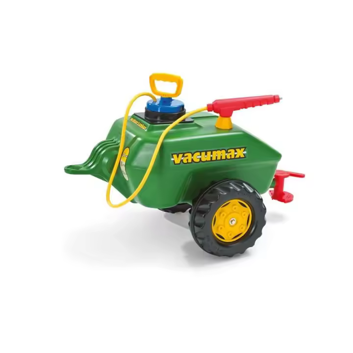 Rolly Toys Remolque de Barril Verde para Correpasillos - Capacidad 15 Litros - 1