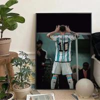 Póster De Pared De Tela De Linoel Messi Estrella Del Fútbol Decoración De Hogar De Alta Calidad Para Club Bar Dormitorio Estudio - details 1