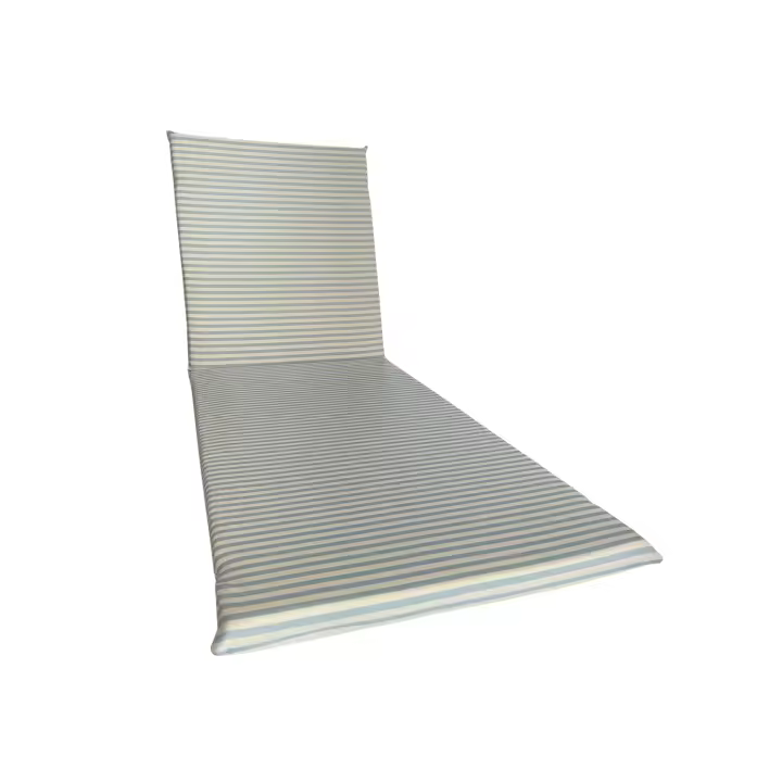 Colchoneta para podrona de Algodón forrado 190x60x4,5 cm - Colchoneta para poder fabricada en Italia - Colchoneta desfundable y lavable en Lavadora - 1