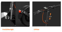Patinete eléctrico JOYOR S5-Z, batería de 48V 13Ah, motor de 600W, neumáticos de 10*3 pulgadas, velocidad de 25km/h, autonomía de 40-55km, freno de disco delantero y trasero - details 8