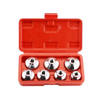 Juego De 7 Piezas De Llaves De Filtro De Aceite 24mm a 38mm 3/8 Pulgada Herramienta De Remoción De Filtro De Aceite Universal Para Automóviles - details 0