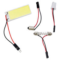 Panel De Luz LED Para Techo De Coche 6000K Blanca COB Con Adaptador De Luz Para Interior De Coche 16/24/36/48 LED Luz De Lectura 2400LM Voltaje 12V BA9S - details 0