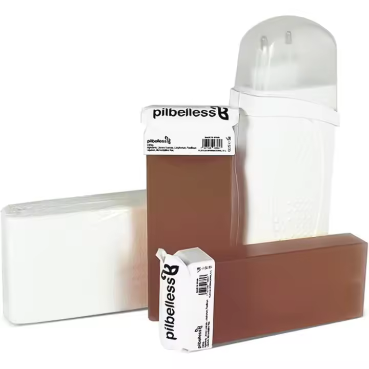 Kit de Depilación Roll On Calentador + 2 Cartuchos de Cera Roll On + 100 Bandas Depilatorias - 1