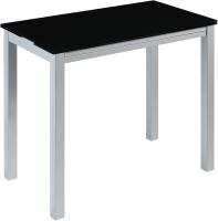 Mesa de Cocina Extensible en Cristal Templado Negro - Modelo Londres - Medidas 95 x 55/95 x 95 cm - Marca Momma Home - details 1