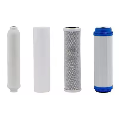 FILTROS OSMOSIS  KIT 4 CARTUCHOS RO Ósmosis Inversa Doméstica Estándar - 1