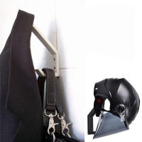 Gancho De Pared Para Motocicleta Con Soporte De Casco De Acero Inoxidable 2-10 Piezas Incluye Tornillos De Montaje Accesorio De Motocicleta - details 4
