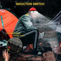 Linterna Frontal LED Sensor Recargable USB Multifuncional Para Camping Pesca Caza Luz De Trabajo COB Fuente De Iluminación Exterior - details 3