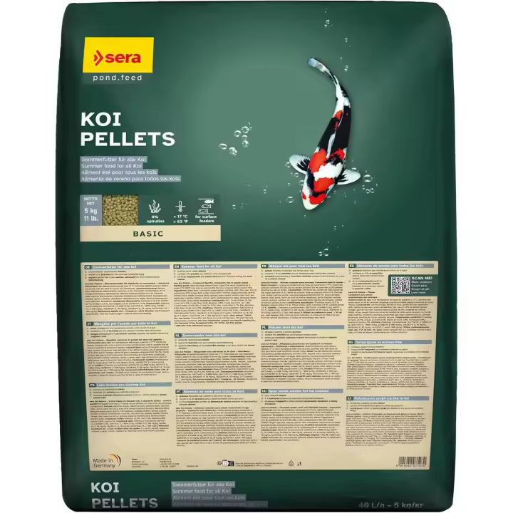 Sera Pond Sticks Energy Plus 5 Kg - Alimento Energético para Peces de Estanque - 1