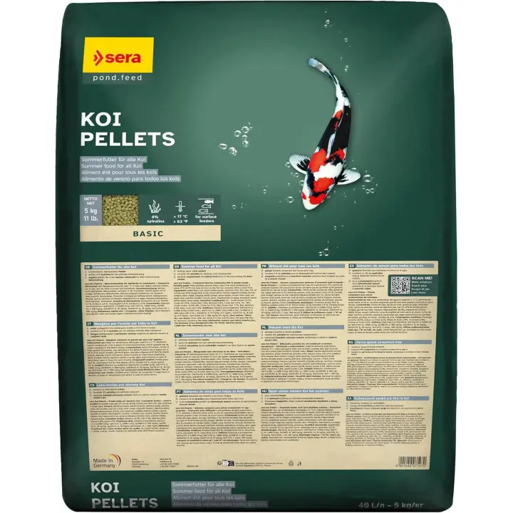 Sera Pond Sticks Energy Plus 5 Kg - Alimento Energético para Peces de Estanque - 1