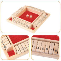 Juego De Mesa Deluxo Con Dados Para 4 Personas Juego De Cartas De Cierre De Caja Con 10 Números Para Adultos Y Familias Fiesta Club Bebida - details 5