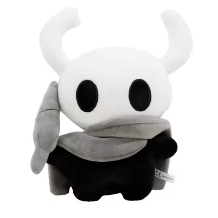 Muñeco De Peluche Hollow Knight Ghost 30Cm Juguete De Animales Inflables Para Niños Y Adultos Regalo De Navidad Cosplay - 1