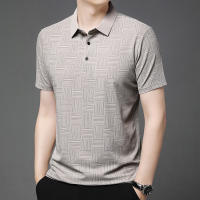 Camisa Polo De Algodón Impresión Para Hombre 2024 Estilo Casual Transpirable Y Cómoda Con Mangas Cortas Moda Primavera Verano - details 8
