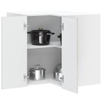 vidaXL Mueble esquinero cocina Lucca madera contrachapada en color Gris sonoma/Gris hormigón/Negro y más | almacenamiento funcional diseño moderno para baño dormitorio sala - details 1