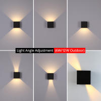 Lámpara De Pared Exterior Impermeable LED Para Decoración Del Hogar Jardín Veranda Y Escaleras Luminaire Facade Luz Exterior - details 5