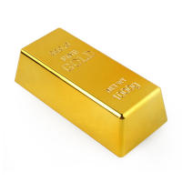 Peso De Papel De Oro Falso Barra De Plástico Decoración Para El Hogar Simulación De Cobre Y Plata Sin Valor Monetario - details 4