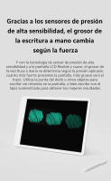 Mi LCD Writing Tablet 13.5｜Escritura sensible a la presión | Escritura a mano ultraclara | Lápiz magnético | Ligera, delgada y fácil de transportar - details 1