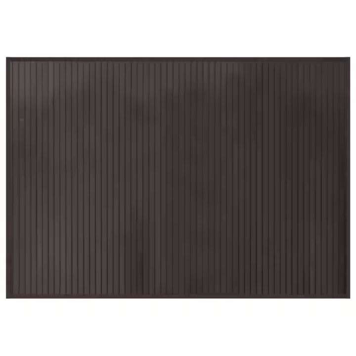 vidaXL Alfombra rectangular bambú 70x100 cm Color Negro,  Natural,  Marrón y mas Alfombras de área  Alfombra de Piso para Sala de Estar Dormitorio Habitación Salón - 1