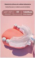 Cepillo De Dientes Eléctrico Para Niños Con Cerdas De Silicona 360 Grados Automático Recargable Por USB Cepillo Inteligente En Forma De U - details 5