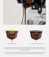 Hibrew H1b 6-En-1 Cafetera Capsulas Portatil , Cafetera Superautomatica Tanque De Agua De 600 Ml, Cafetera Express 19 Bares, Modo FríO/Caliente, Indicador Led, Para CáPsulas Kcup/Nes/Dg/Polvo De Espresso, Color Beige - details 12