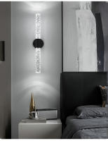 Lámpara De Pared LED De Cristal Moderna Para Dormitorio Y Sala De Estar Iluminación Interior De Pasillo Y Aisles Fuente De Luz Self-Contained Incluye Bombilla Estilo Nórdico - details 8