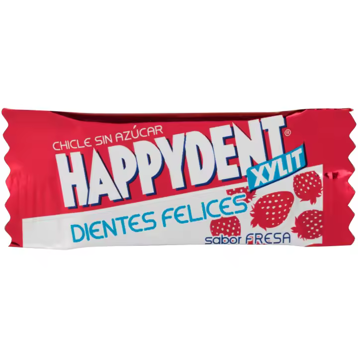 Chicles Happydent Sabores Surtidos - Chicle Happydent 200 Uniades - Chicles Fresa - Menta - Clorofila - 1