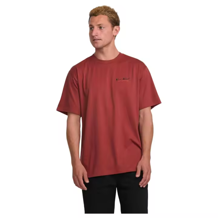 Camiseta Billabong modelo Twin Peaks Regular Ss para hombre en color rojo - 1