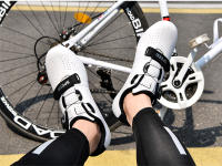 Zapatos De Ciclismo Profesionales Para Hombres MTB Con Cierre Self-Locking Zapatillas De Bicicleta Al Aire Libre Ultraligeros Para Carreras En Carretera Con Placa SPD - details 10
