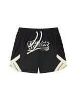 Shorts De Baloncesto De Malla Moda Con Toalla De Sudor Y Bolsillos Lateral Transpirables Para Entrenamiento Y Correr - details 21