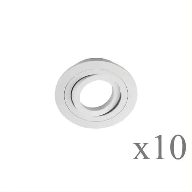 Wonderlamp Pack 10 Classic redondo blanco - 1