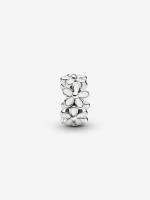 Pandora - Charm espaciador de Flor de Margarita Blanca-Plata de - details 1