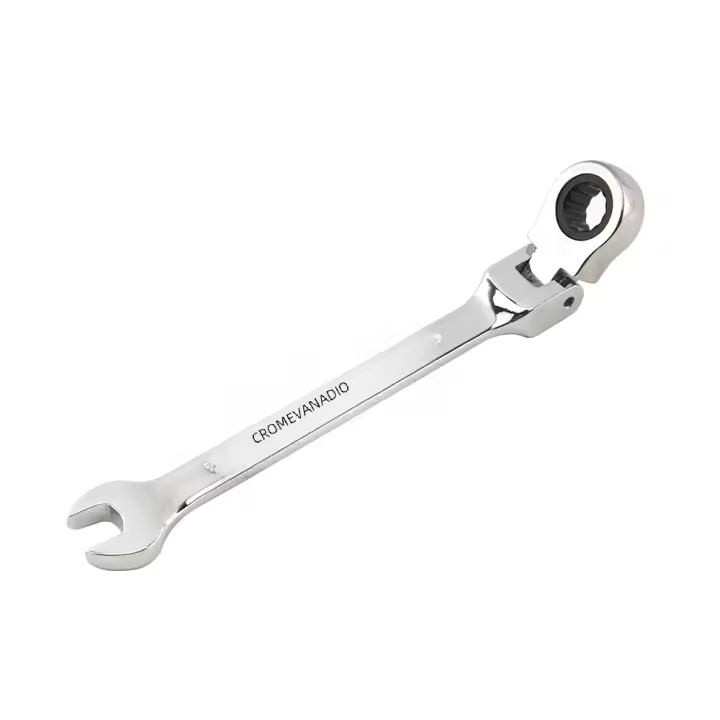 Llave De Destornillador De 72 Dientes Con Cabeza Flexible Y Acabado En Espejo Herramienta Manual De Crámer Vanadio Acero Multifuncional Antideslizante - 1