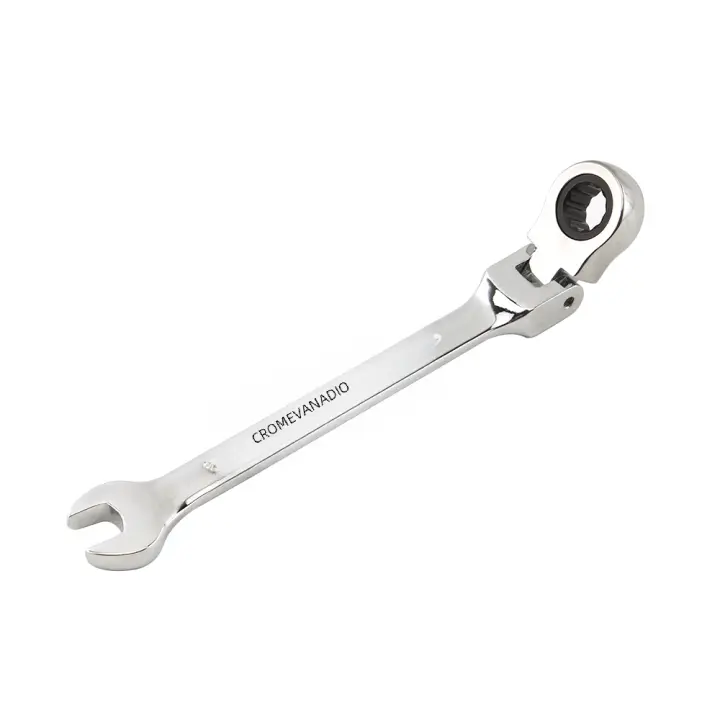 Llave De Destornillador De 72 Dientes Con Cabeza Flexible Y Acabado En Espejo Herramienta Manual De Crámer Vanadio Acero Multifuncional Antideslizante - 1