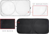 Parasol Delantero, de Coche, Protector Solar para Luna Delantera Plegable Sombrilla Resistir a Los Rayos UV Pequeño (150x70 cm) - details 2