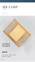 Lámpara De Pared De Acrílico Y Aluminio Con Luz Cálida Estilo Nórdico Moderno Decoración Sencilla Para Sala De Estar Comedor Dormitorio - details 8