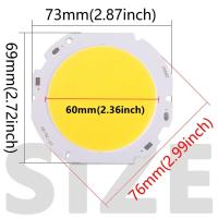 Luz De Foco LED COB De Alta Potencia 50W Chip De Luz 7660 DC30V-150V Luz Baja Fría 5000LM Para Bombillas LED De Inundación DIY - details 0