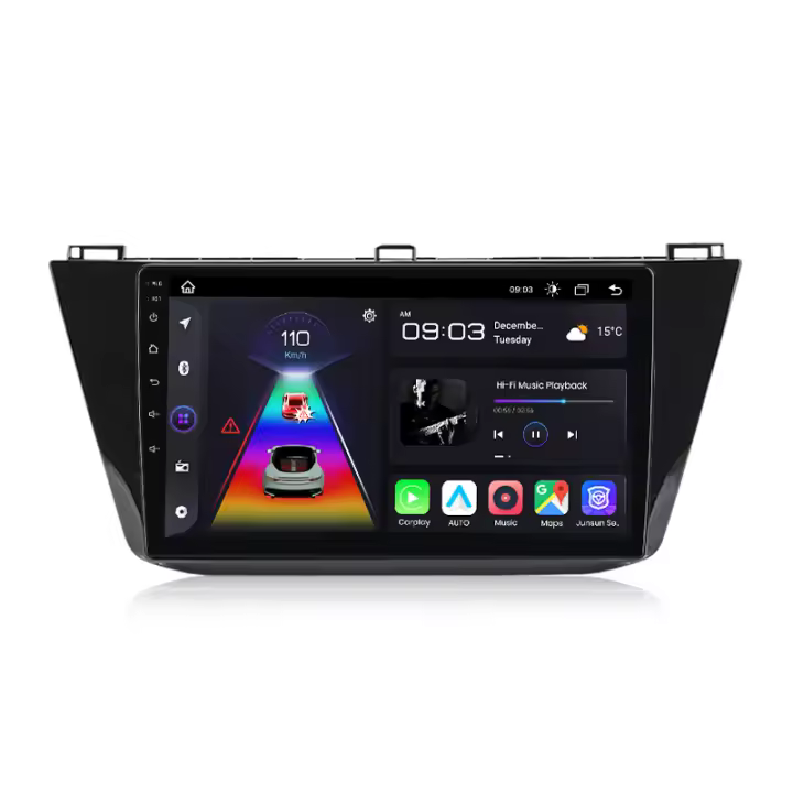 Junsun  Android 13 inalámbrico CarPlay Android Auto Radio para VW Volkswagen Tiguan 2016 2017 2018 2019 2020 coche Multimedia navegación GPS autorradio - 1