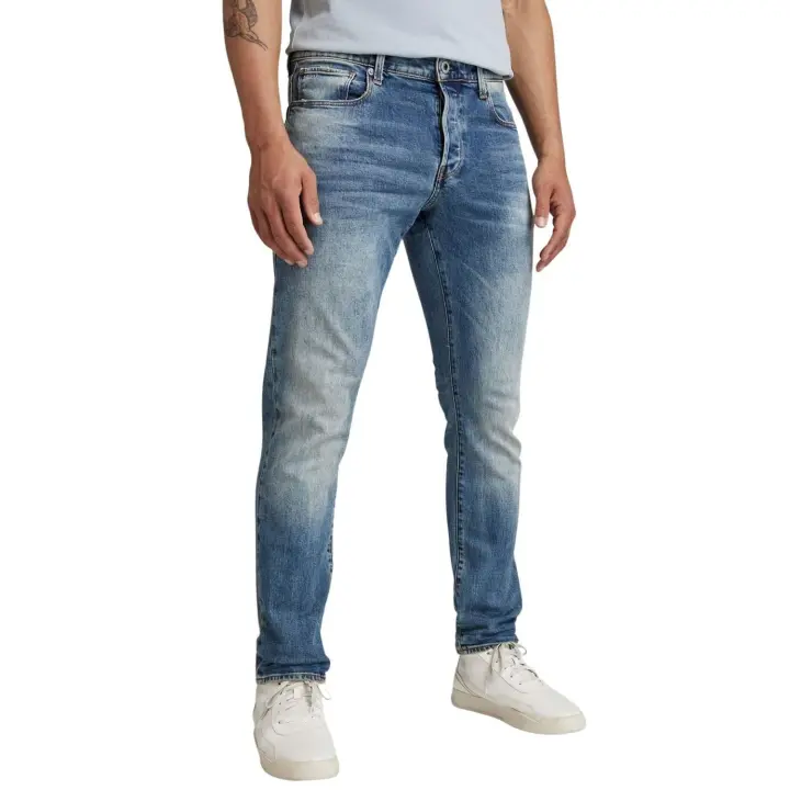 Pantalón Vaquero G-Star 3301 Regular Tapered Azul Hombre - 1